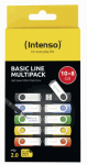 Intenso 10x 8GB Multipack Basic Line USB 2.0 Multicoloured