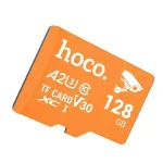 Hoco Memory card microSD 128GB class 10 UH-1 U3 V30 A2 orange