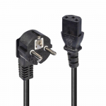 Lindy 3M Schuko 2 Pin Plug To Iec C13 Power Cable, Black