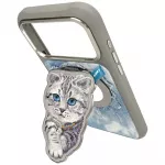 Nimmy magnetic hanger DENIM FASHION BRITISH SHORTHAIR CAT grey