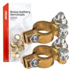 Amio Brass battery terminals 800AMP, 2 pcs. -04392