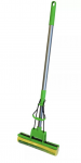 Sauber Pressure brush with telescopic handle / Green