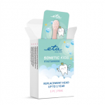 ETA Sonetic Kids 171090300 | Replacement toothbrush head | Heads | For kids | 1 brush head included | Pink
