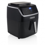 Princess Steam Aerofryer | 182080 | 1700 W Power | 6.5 L Capacity | Black