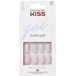 Kiss My Face Gel Fantasy Nails Pure Love - False Nails (28 pcs)
