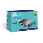 TP-LINK | Switch | TL-SG1005P | Unmanaged | Desktop | 5 x Gigabit Ethernet (copper) ports | 4 x Power over Ethernet (PoE) ports | External power supply | 36 months