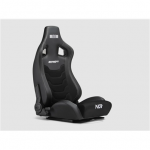 Next Level Racing | PU Leather and Suede | Reclining Seat | ERS4 Elite PU Leather  AND  Suede Edition | Black
