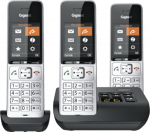 Gigaset. Gigaset Comfort 500A trio silver-black