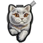Nimmy magnetic hanger DENIM FASHION BRITISH SHORTHAIR CAT black