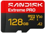 SANDISK Extreme PRO microSD UHS-I 128GB Memory Card