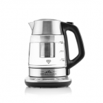 ETA | Kettle | Crystela Premium ETA915390000 | Electric | 2200 W | 1.5 L | Glass | 360 rotational base | Stainless steel/Glass