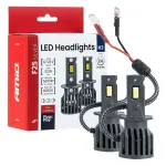 Amio LED Headlights Series F25 SILVER FULL CANBUS H3 52W 12V 24V -04702