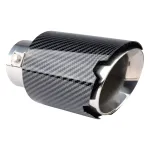 Amio Exhaust silencer tip stainless steel carbon -04065
