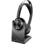 Poly Voyager Focus 2 USB-C-C Headset +USB-C|A Adapter +Charging Stand 9T9J5AA