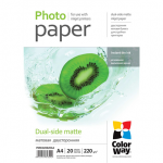 ColorWay Matte Dual-Side Photo Paper | 220 g/m | A4