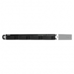 QNAP 1U Short-Depth Rackmount 2.5GbE NAS | TS-464eU-8G | Intel Celeron N5095 | 8 GB | DDR4