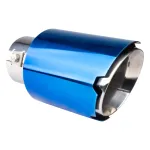 Amio Exhaust silencer tip stainless steel blue -04066