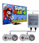 RoGer SFC620-LD Super Mini SFC Gaming Console / 620 Retro 8-bit Games / 2 Gamepads