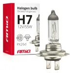 Amio Halogen bulb H7 12V 55W UV filter (E8)