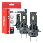 Amio LED Headlights Series F25 SILVER FULL CANBUS H7/H18 62W 12V 24V -04704