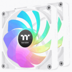 THERMALTAKE CT120 Reverse ARGB White 120mm Case Fan CL-F175-PL12SW-A, 2-pack