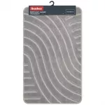 SAUBER Grey bathroom mat 50x80 cm