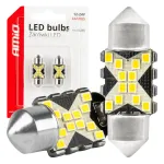Amio LED CANBUS bulbs 12SMD Festoon C5W 2016 31mm White 12/24V -04235