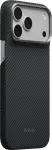 PITAKA Edge Case, Black/Grey Twill - iPhone 18/17 Pro Max