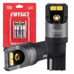 Amio LED CANBUS PRO series T10 W5W 4x2016 SMD White 12/24V -03577