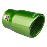 Amio Exhaust silencer tip stainless steel green -04071