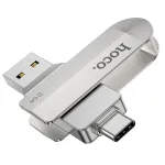 Hoco 32GB USB 3.0 Flash Drive (USB A + USB C) UD10 silver