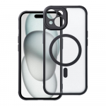 FULL MATTE MAG COVER case compatible with MagSafe for IPHONE 15 black