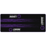 LORGAR RX1FM, Advanced Sim Racing Floor Mat, Stitched edge, 1,700 x 700 x 3 mm, Black/purple