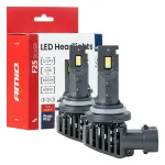 Amio LED Headlights Serie F25 SILVER FULL CANBUS HB4 9006 52W 12V 24V -04707