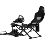LORGAR FLEX RAF1, Advanced Sim Racing Cockpit, Foldable, 150x72x113 cm (open), 38x72x126 cm (folded), Black