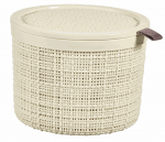 Curver Jute basket, cream color, 2L capacity, 17x13cm