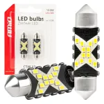 Amio LED CANBUS bulbs 12SMD Festoon C5W 2016 41mm White 12/24V -04238