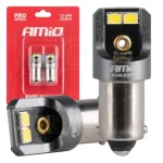 Amio LED bulbs CANBUS PRO T4W BA9S 4x2016 SMD white 12V 24V -03579