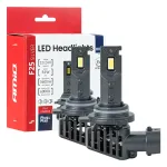 Amio LED Headlights Serie F25 SILVER FULL CANBUS HIR2 9012 54W 12V 24V -04708