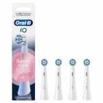 Oral-B Replaceable Toothbrush Heads | iO Gentle Care | Heads | For Adults | Number of Brush Heads Included: 4 | Number of Teeth Brushing Modes: N/A | White