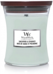 Woodwick Sagewood AND Seagrass Candle 275 g