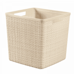 Curver Jute basket, cream, 17L, 28x28x27cm