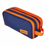 Herlitz DOUBLE PENCIL POUCH 50043750 BLUE/ORANGE