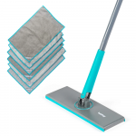 Beldray LA00000020UFEU7 Anti-Bacterial Clip-To-Grip Floor Mop AND Cloth Set