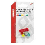 Amio Car blade micro 2 fuses MIX -03379