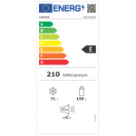 Gorenje RK4162PW4 Refrigerator, E, Freestanding, Combi, Height 161.3 cm, Net Fridge Capacity 159 L, Bottom Freezer 71 L, White