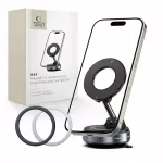 Tech-Protect N60 Magnetic Magsafe Car Mount for Windshield AND Dashboard, Black