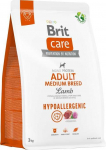 BRIT Care Hypoallergenic Adult Medium Breed Lamb - dry dog food - 3 kg