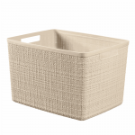 Curver Jute basket, cream color, 20L, 36x28x23cm