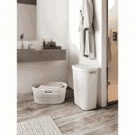 Curver Infinity Basket Recycled, Dark Grey, 40L, 59x39x27cm